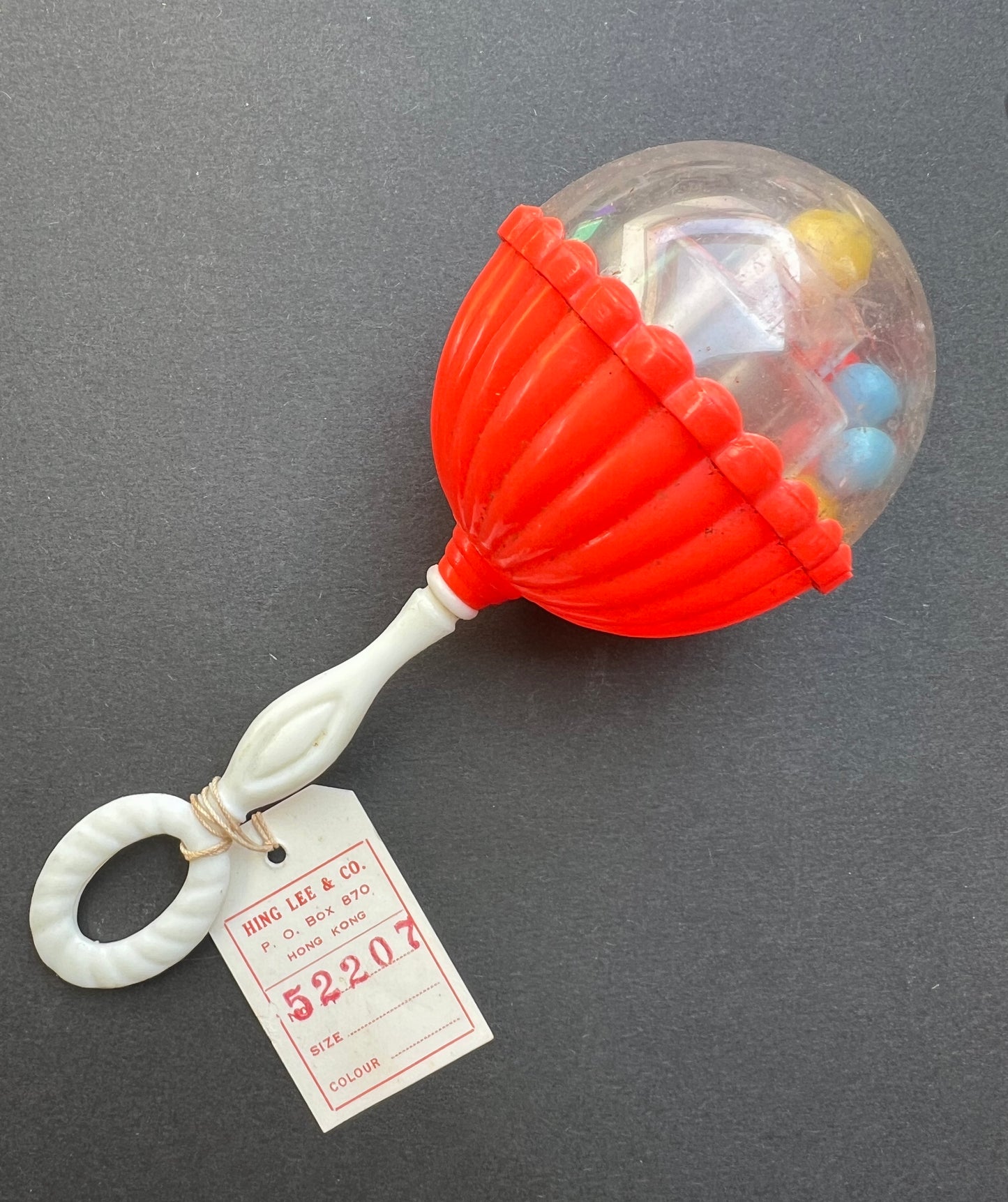 Large Ball Puzzle Vintage Rattle- Hong Kong - Salesman's Sample