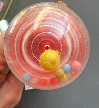 Smaller Ball Puzzle Vintage Rattle- Hong Kong - Salesman's Sample