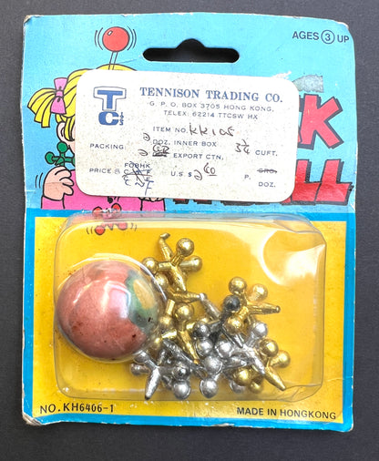 Vintage Jacks Set - Hong Kong - Salesman's Sample