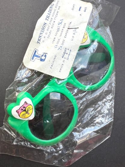 3 Pairs of Neon Novelty Sunglasses - Hong Kong - Salesman's Sample