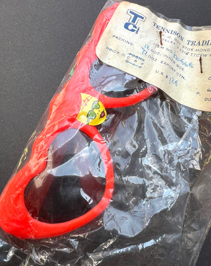 3 Pairs of Neon Novelty Sunglasses - Hong Kong - Salesman's Sample