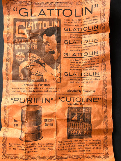 Unused Box of 1930s GLATTOLIN to Prevent Skin Chafing !