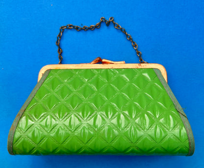 Bright Green 1940s/50s Bag or Purse