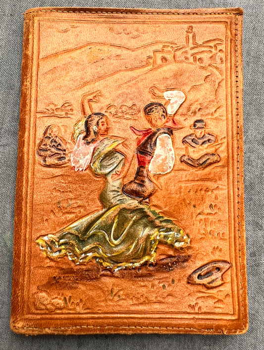 Vintage Leather Flamenco Dancers Wallet