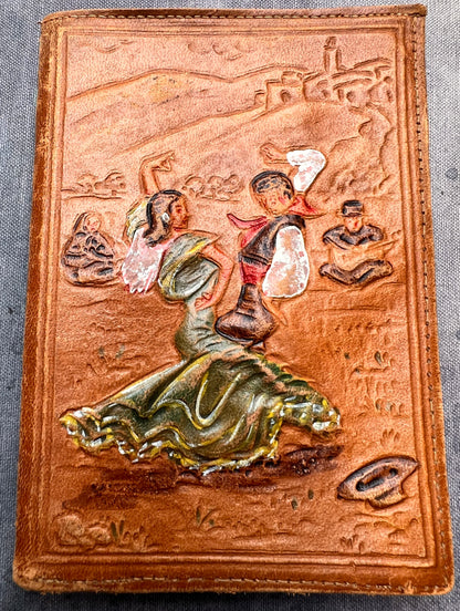 Vintage Leather Flamenco Dancers Wallet