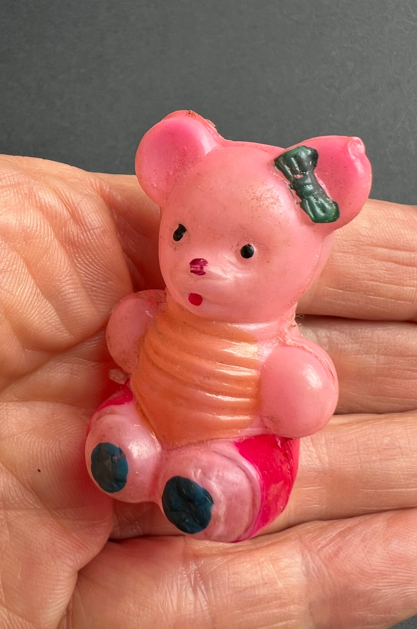 Delightful Celluloid Vintage Made in Japan Clothed Teddy