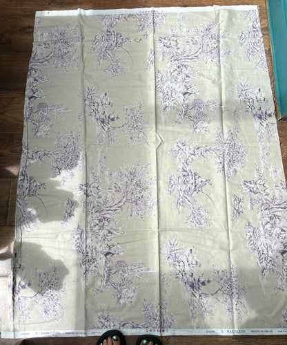 56" x 44" Piece of Harlequins Etienne Cotton Upholstery/Curtain Fabric