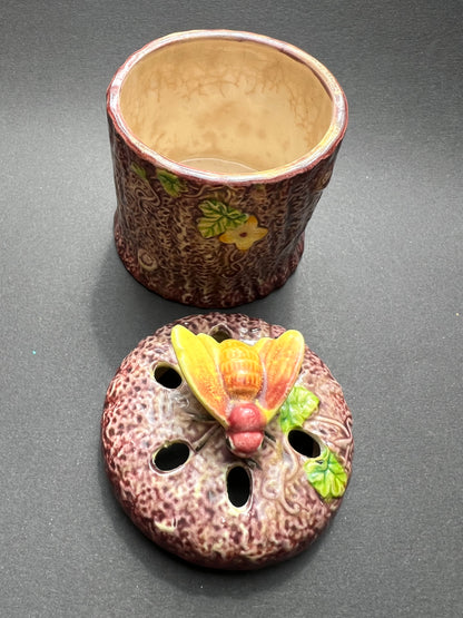 Lovely Little Vintage Marutomo Ware Preserve Pot