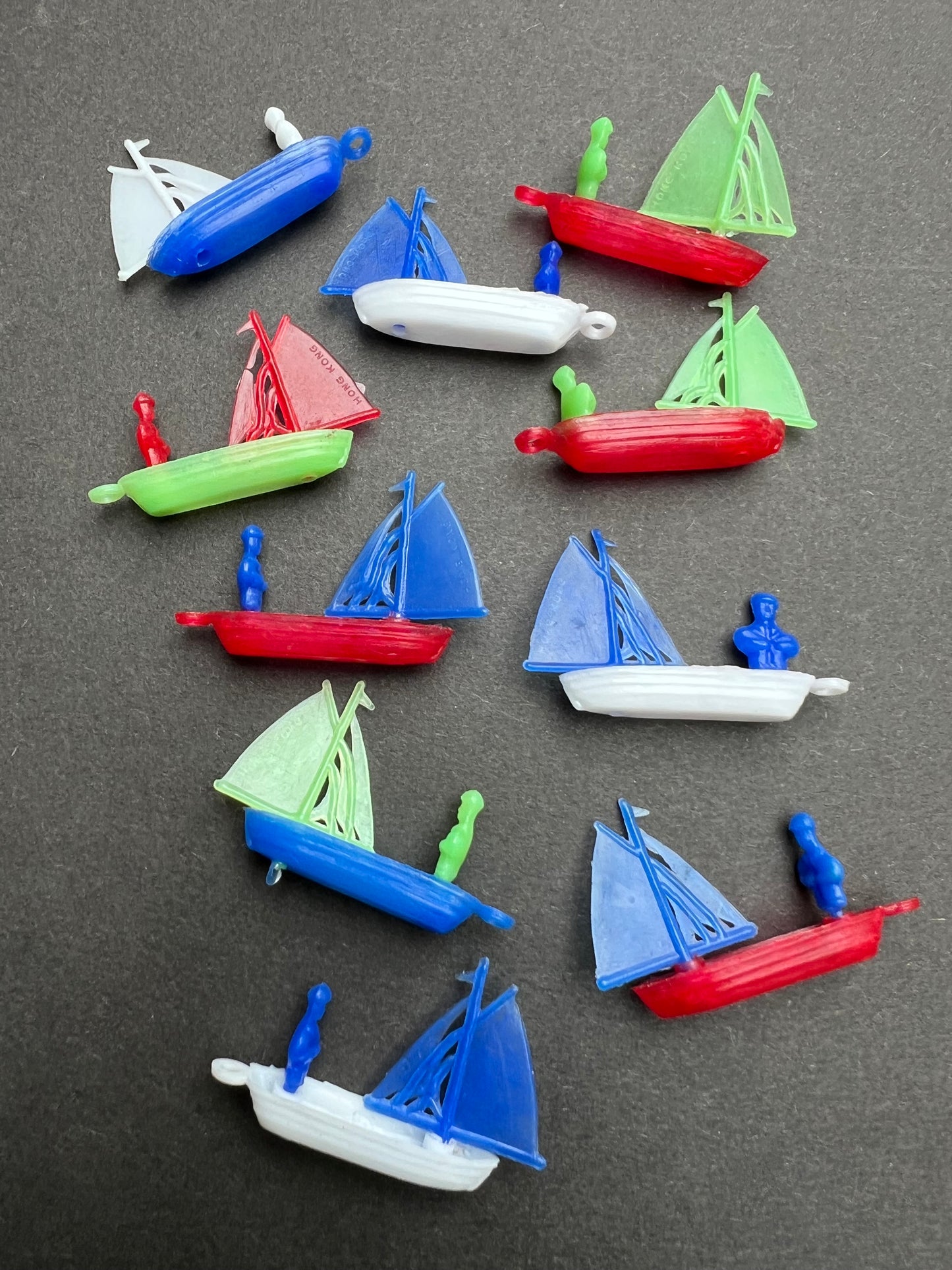 10  Little Vintage Sailing Boat Yacht Charms 3.5cm