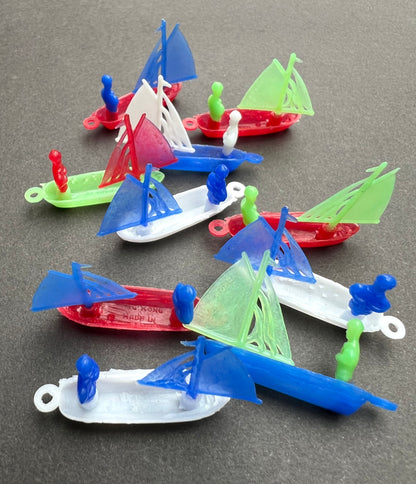 10  Little Vintage Sailing Boat Yacht Charms 3.5cm
