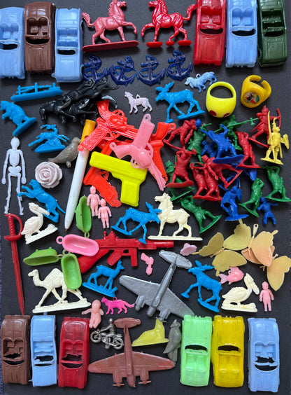 Job Lot of Small Plastic Toys