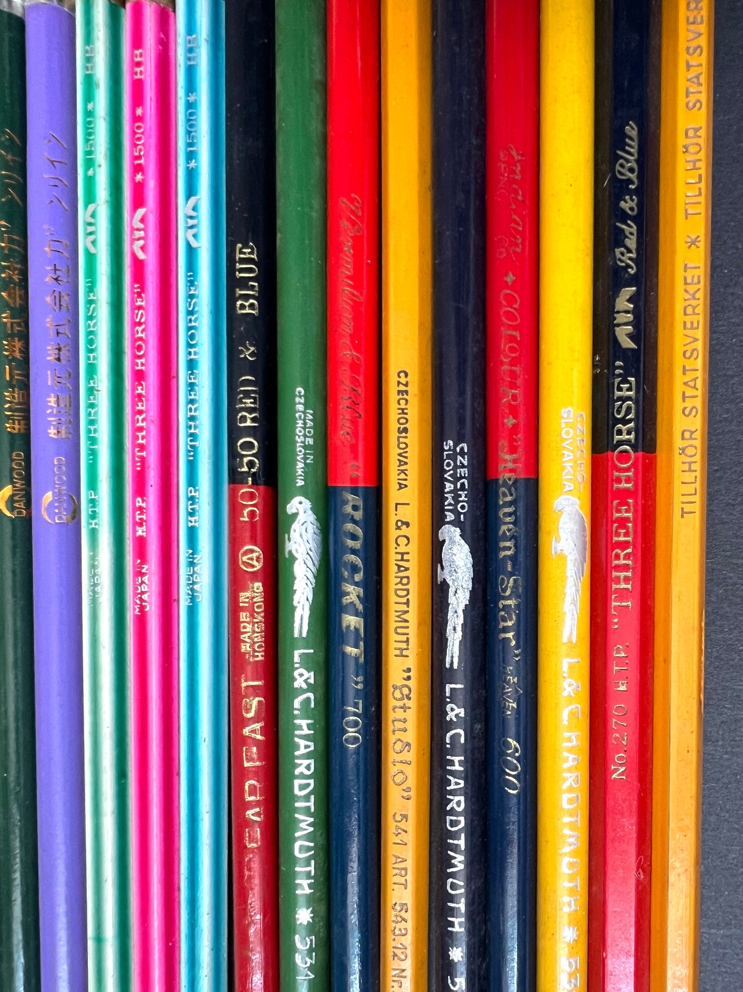14 Vintage Lead Pencils - All Different