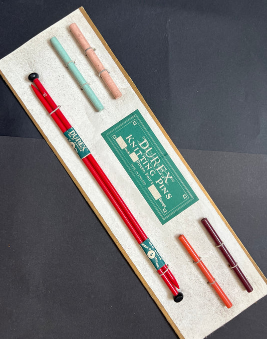 DUREX Knitting Needles Salesman Sample Card 1.