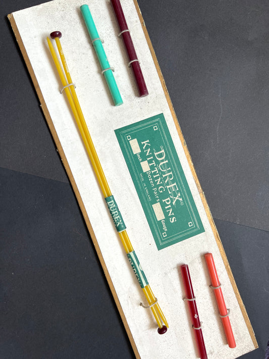 DUREX Knitting Needles Salesman Sample Card 2.