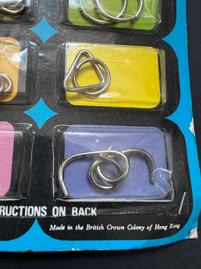 1970s Hong Kong Salesman's Sample - Metal Puzzle Set