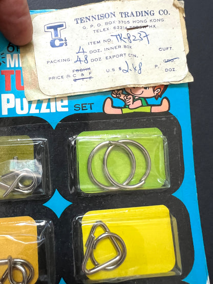 1970s Hong Kong Salesman's Sample - Metal Puzzle Set
