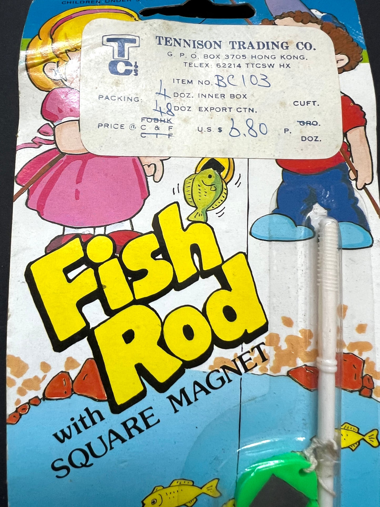 1970s Fishing Toy -  Hong Kong Salesman's Sample