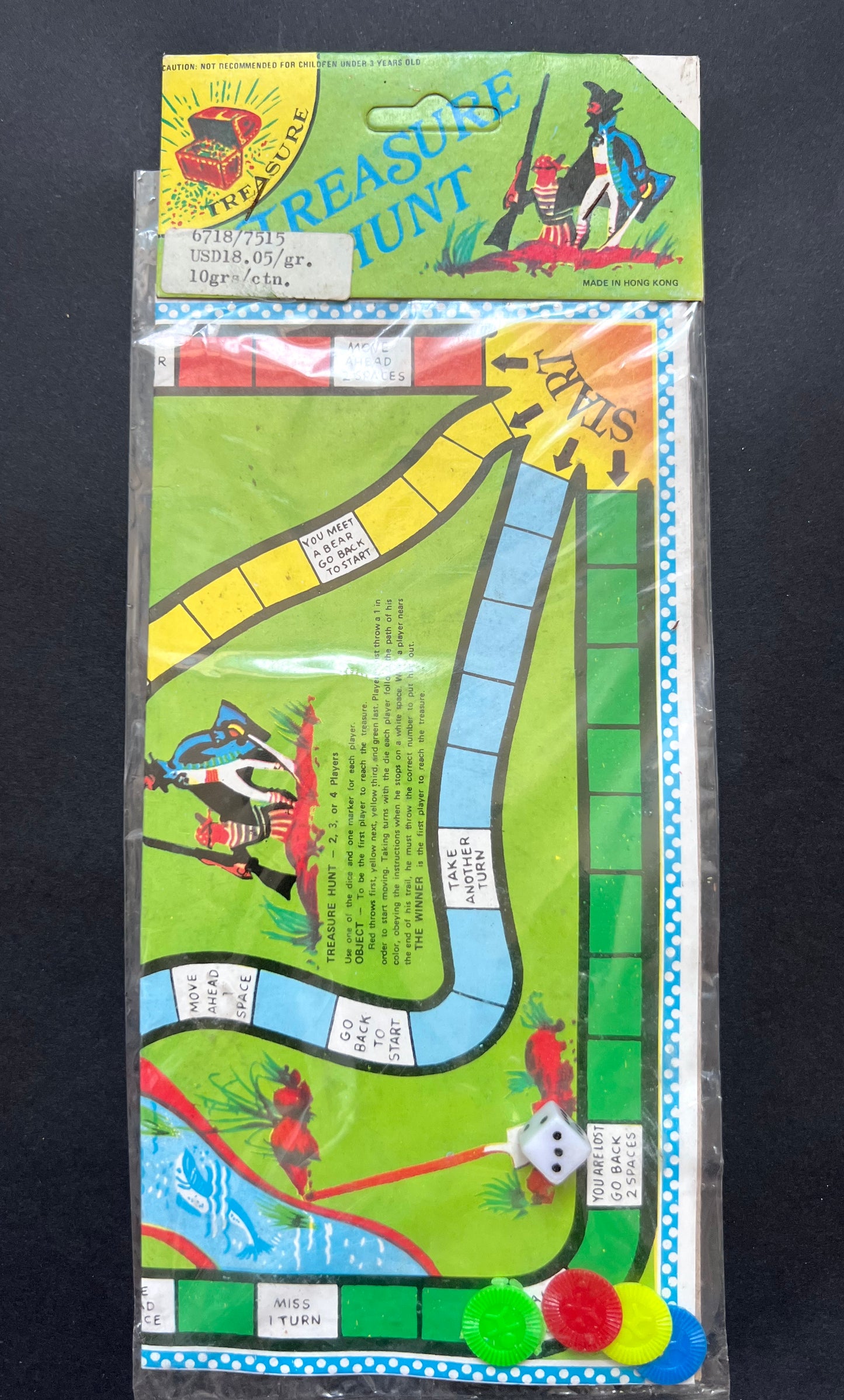 Vintage Hong Kong Salesman's Sample -Treasure Hunt Game
