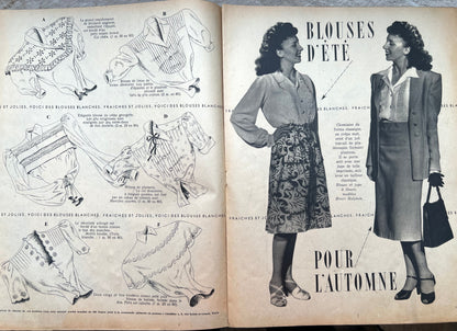 23rd July 1947 CLAUDINE French Women's Magazine