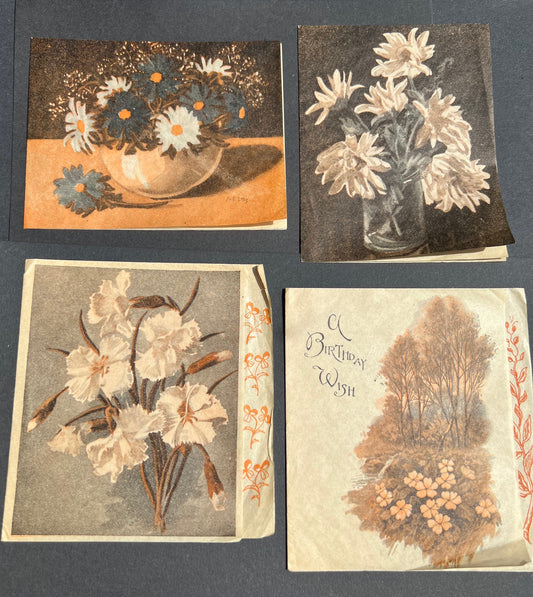 4 Unused 1940s Greeting Cards (1)