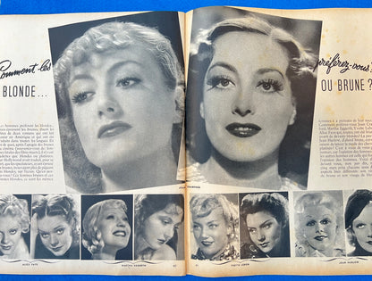 4th February 1938 French MARIE CLAIRE incl Radioactive Tho-Radia Advert.