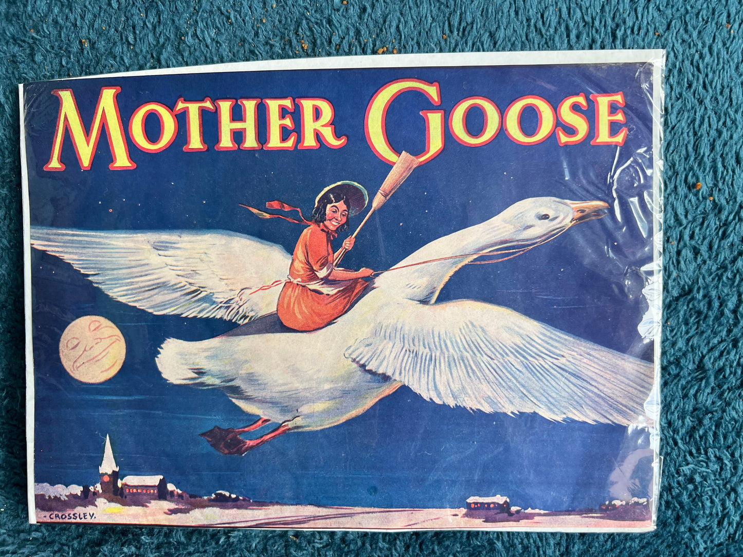 4 Vintage Pantomime Poster Illustrations