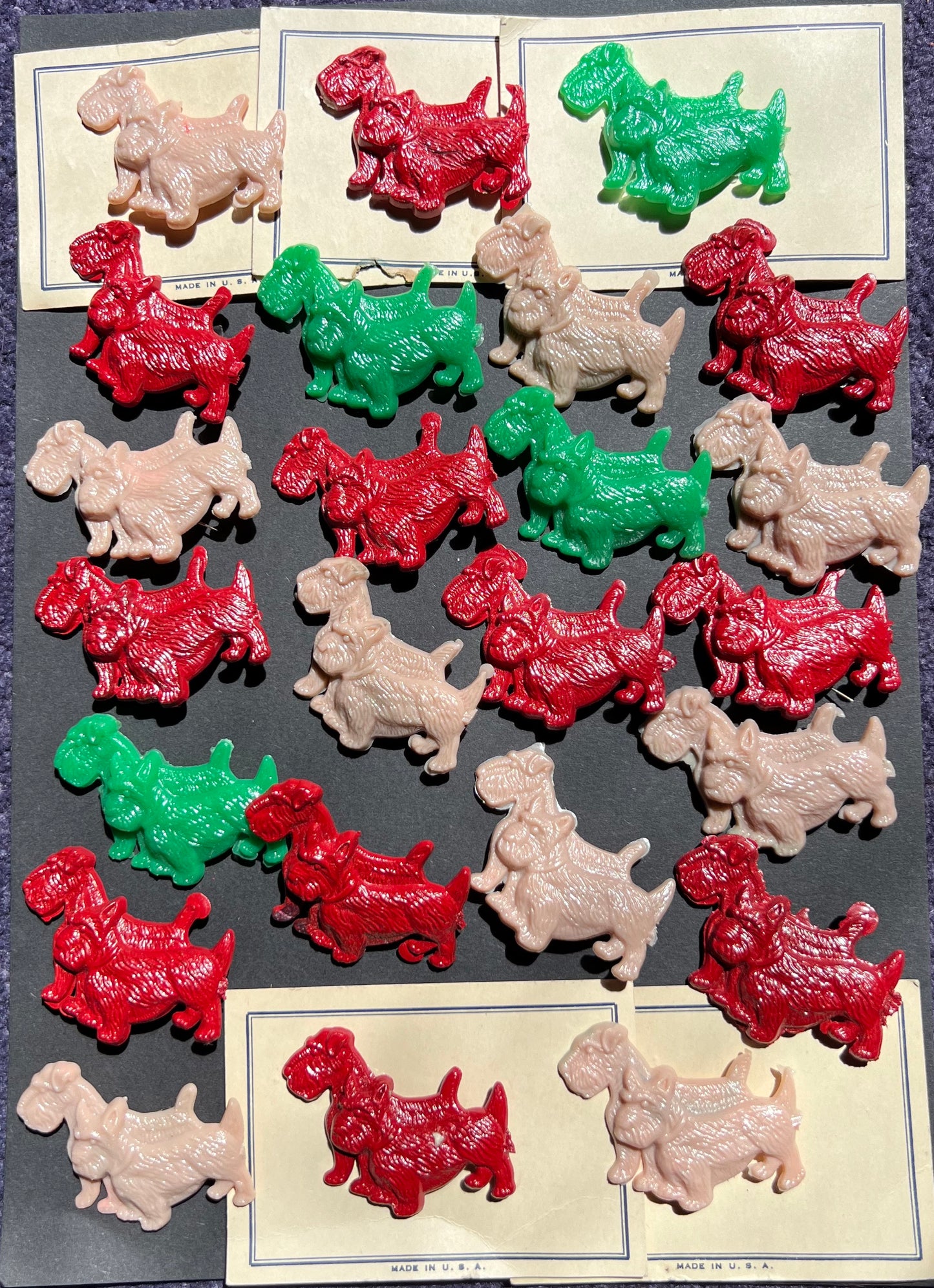 24 Slightly Dodgy Vintage Scottie Dog/ West Highland Terrier Brooches