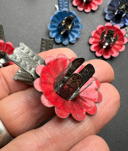 11 Vintage Clip On Metal Christmas Tree Candle Holders