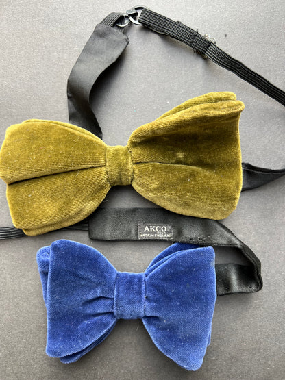 10 Vintage Velvet Bow Ties