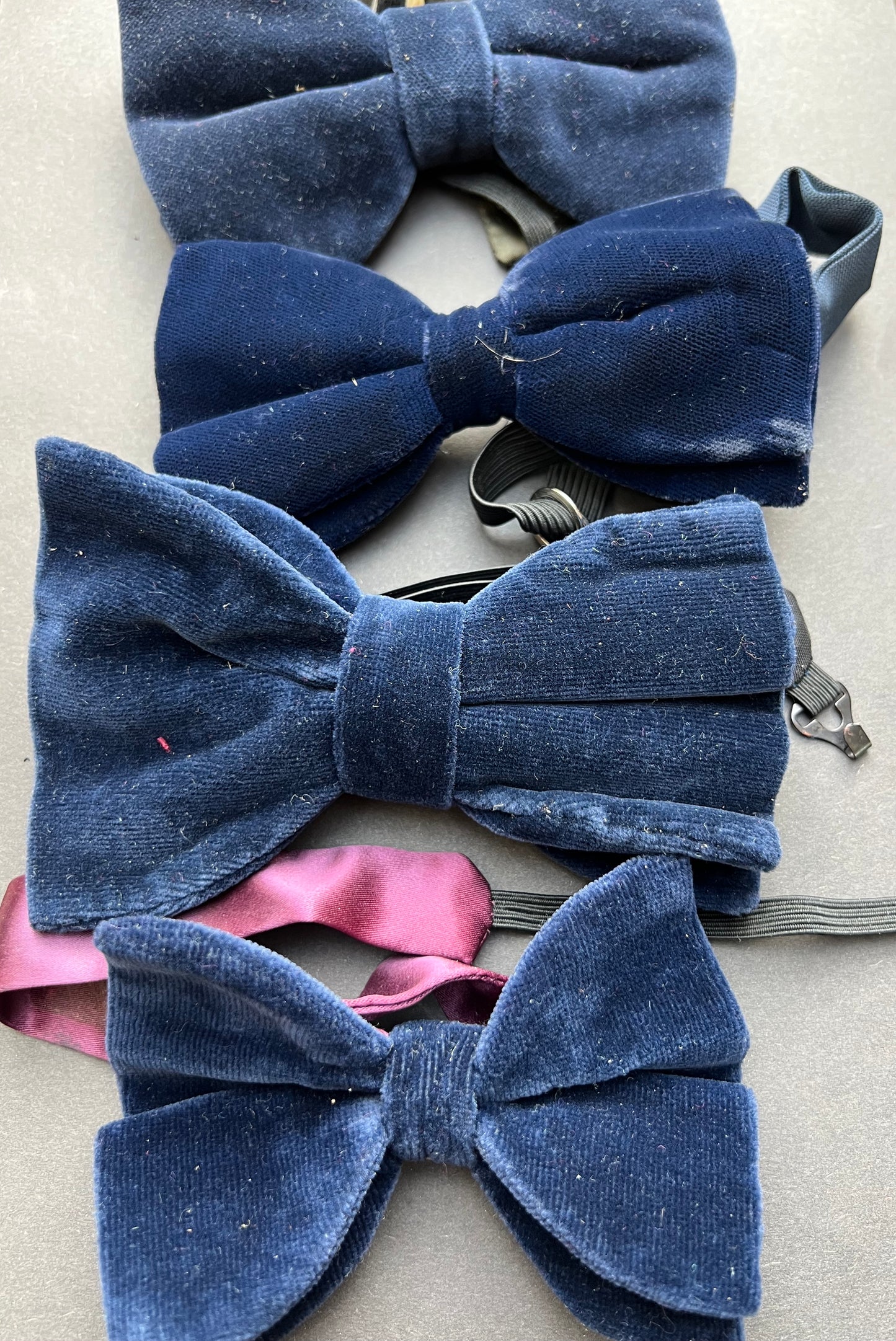 10 Vintage Velvet Bow Ties