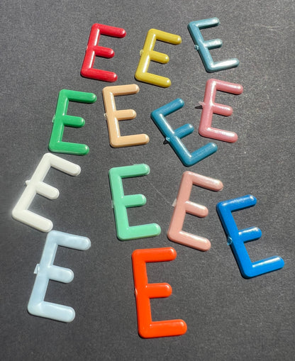 1950s/60s Colourful 3cm Plastic Letters for Amateur Cine Film Makers