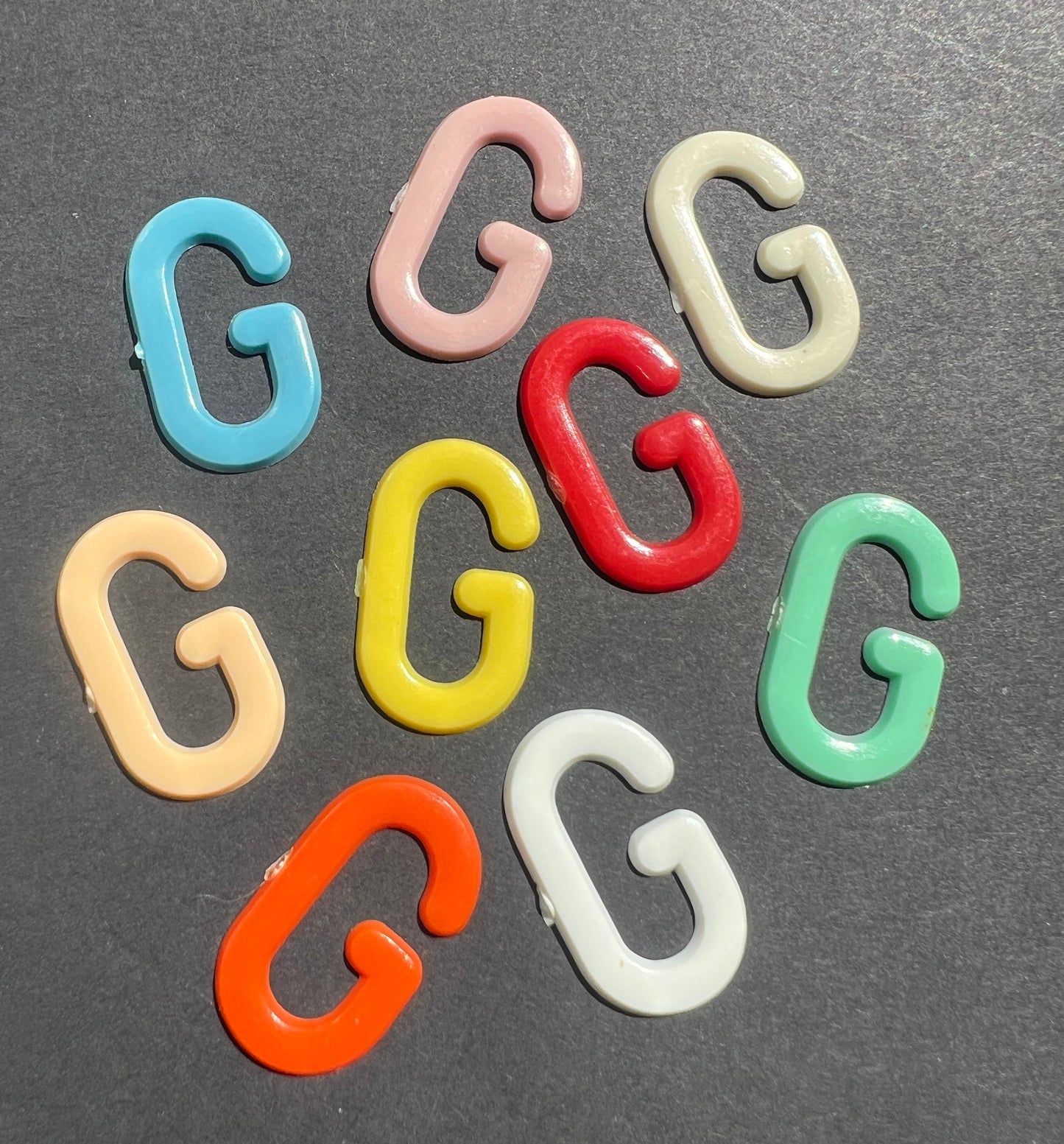 1950s/60s Colourful 3cm Plastic Letters for Amateur Cine Film Makers