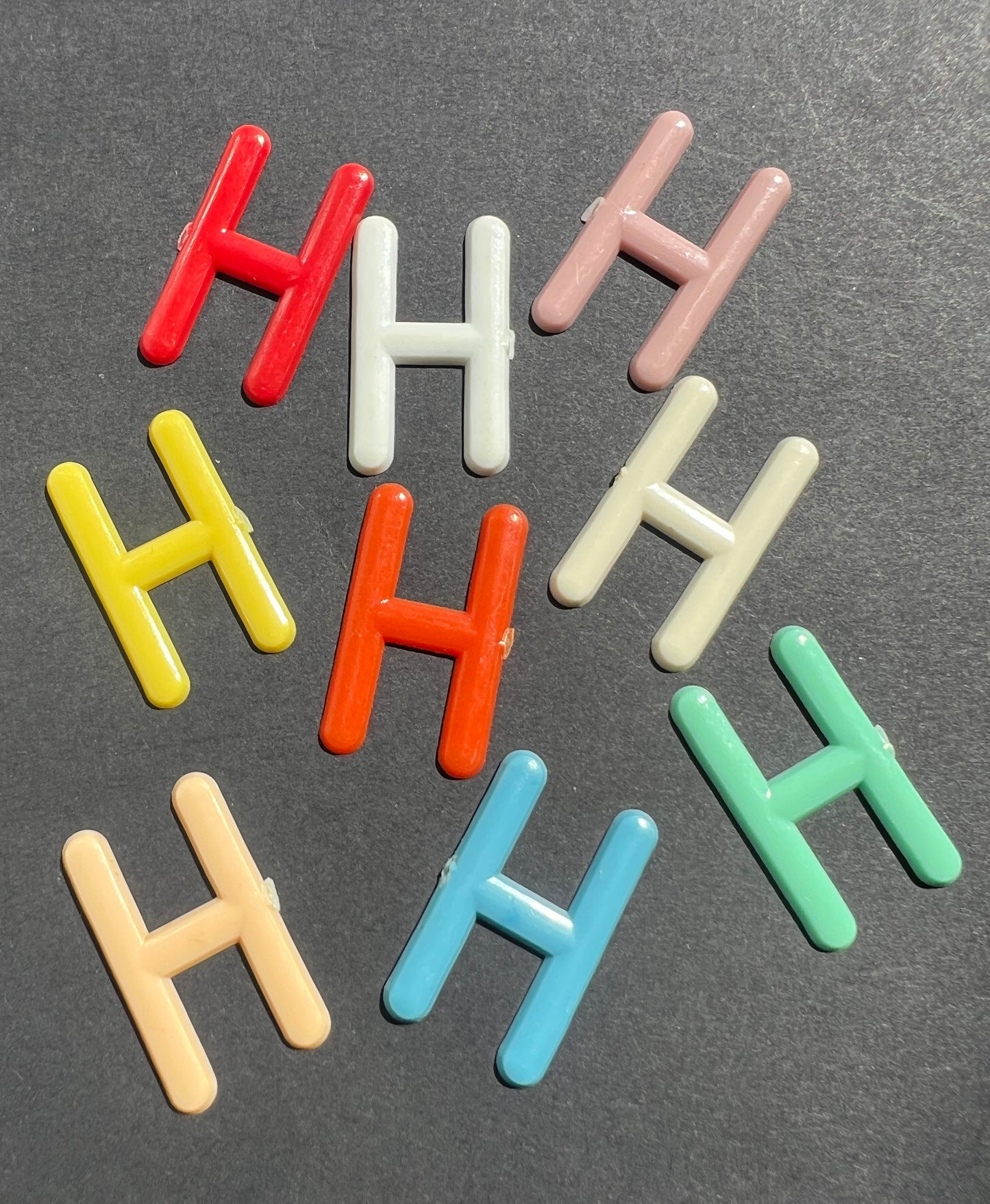 1950s/60s Colourful 3cm Plastic Letters for Amateur Cine Film Makers
