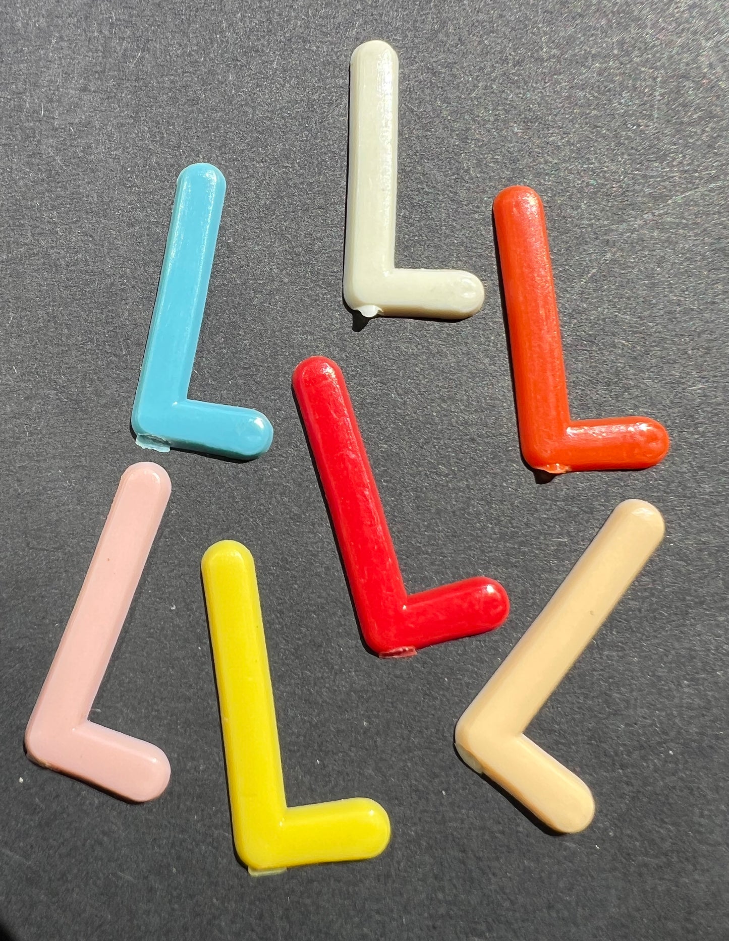 1950s/60s Colourful 3cm Plastic Letters for Amateur Cine Film Makers