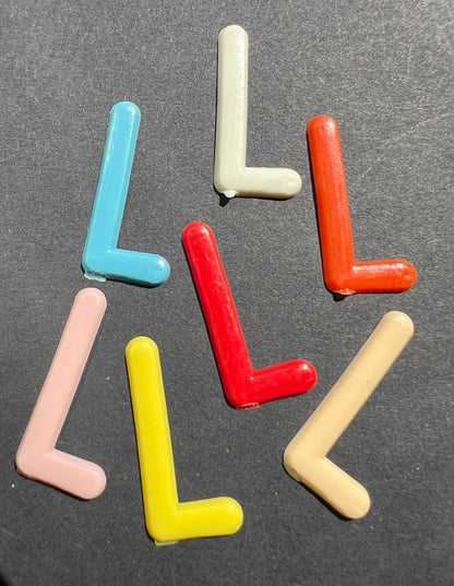 1950s/60s Colourful 3cm Plastic Letters for Amateur Cine Film Makers
