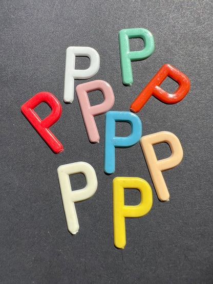 1950s/60s Colourful 3cm Plastic Letters for Amateur Cine Film Makers