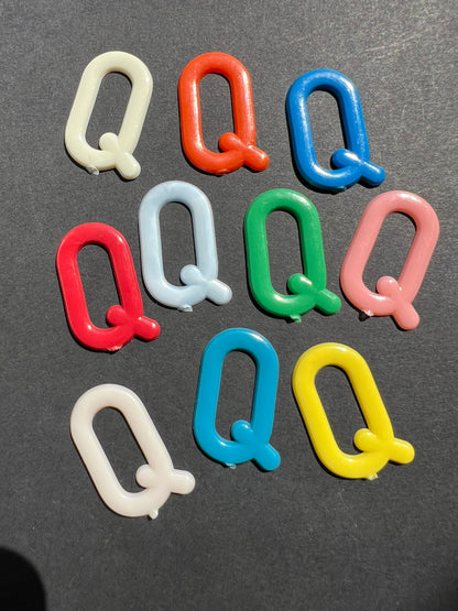 1950s/60s Colourful 3cm Plastic Letters for Amateur Cine Film Makers