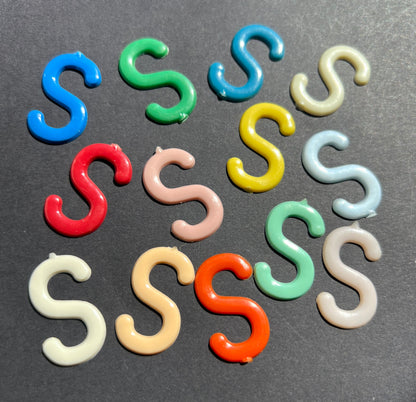 1950s/60s Colourful 3cm Plastic Letters for Amateur Cine Film Makers