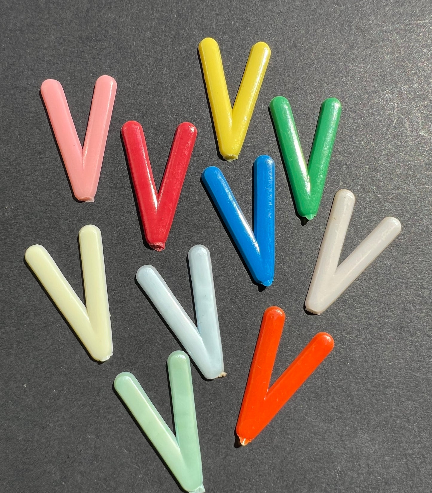 1950s/60s Colourful 3cm Plastic Letters for Amateur Cine Film Makers