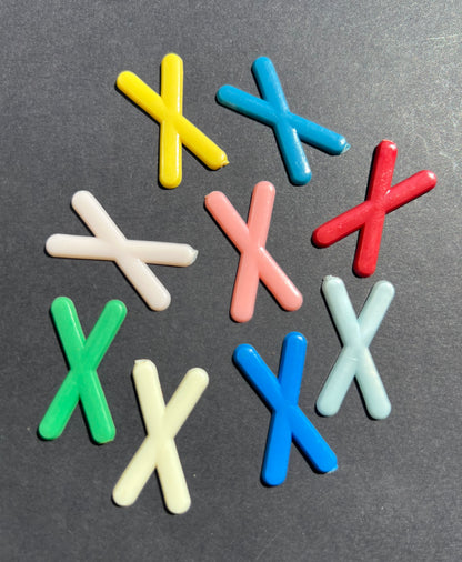 1950s/60s Colourful 3cm Plastic Letters for Amateur Cine Film Makers