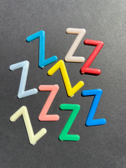 1950s/60s Colourful 3cm Plastic Letters for Amateur Cine Film Makers
