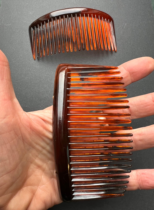 2 BIG 5" Vintage Hair Combs.. Very Effective...