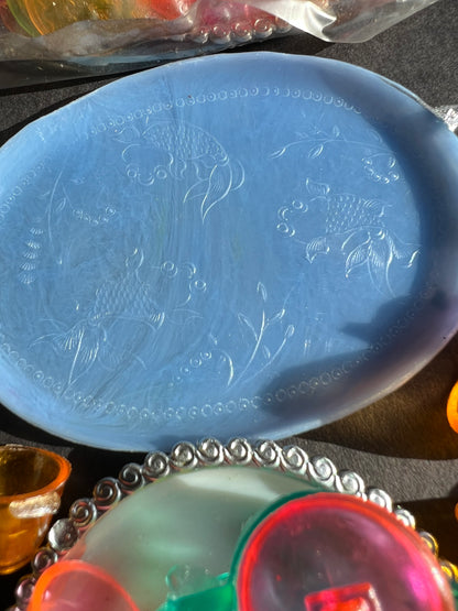 Fantastic 1950s Dolls TEA SET Mickey Mouse + Bugs Bunny on Header