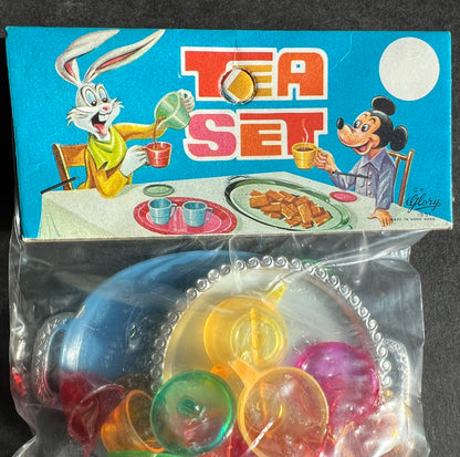 Fantastic 1950s Dolls TEA SET Mickey Mouse + Bugs Bunny on Header