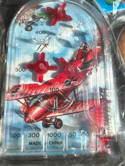 1970s Pinball Games Space, Football, Basketball, Red Baron, Zoo