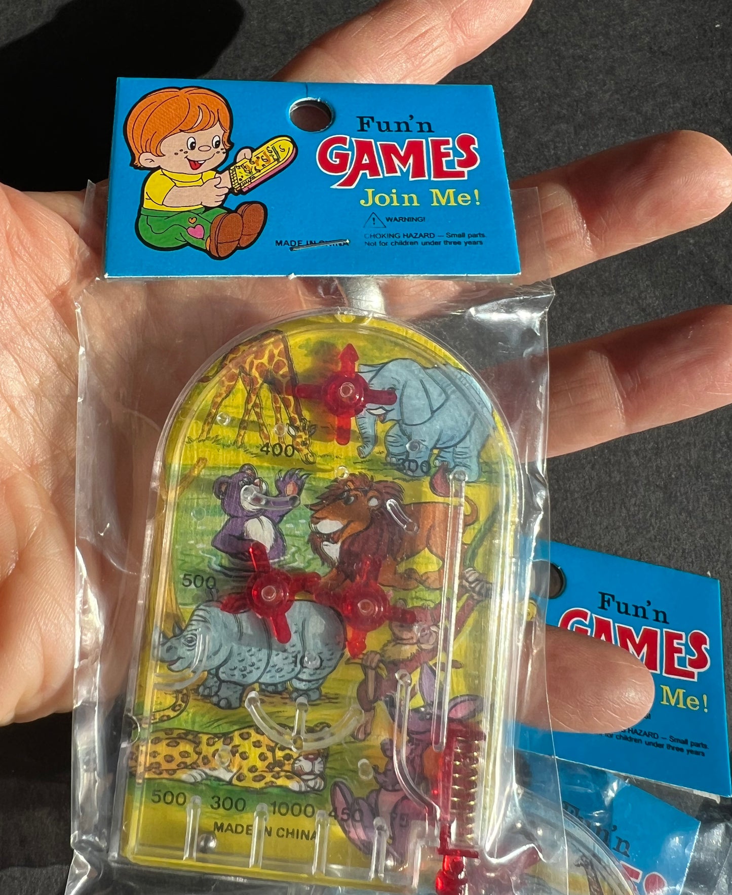 1970s Pinball Games Space, Football, Basketball, Red Baron, Zoo