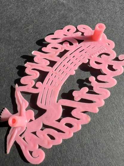 4 Vintage "Musical" Bird HAPPY BIRTHDAY Cake Toppers