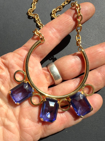 Striking Vintage 1980s Statement Necklace