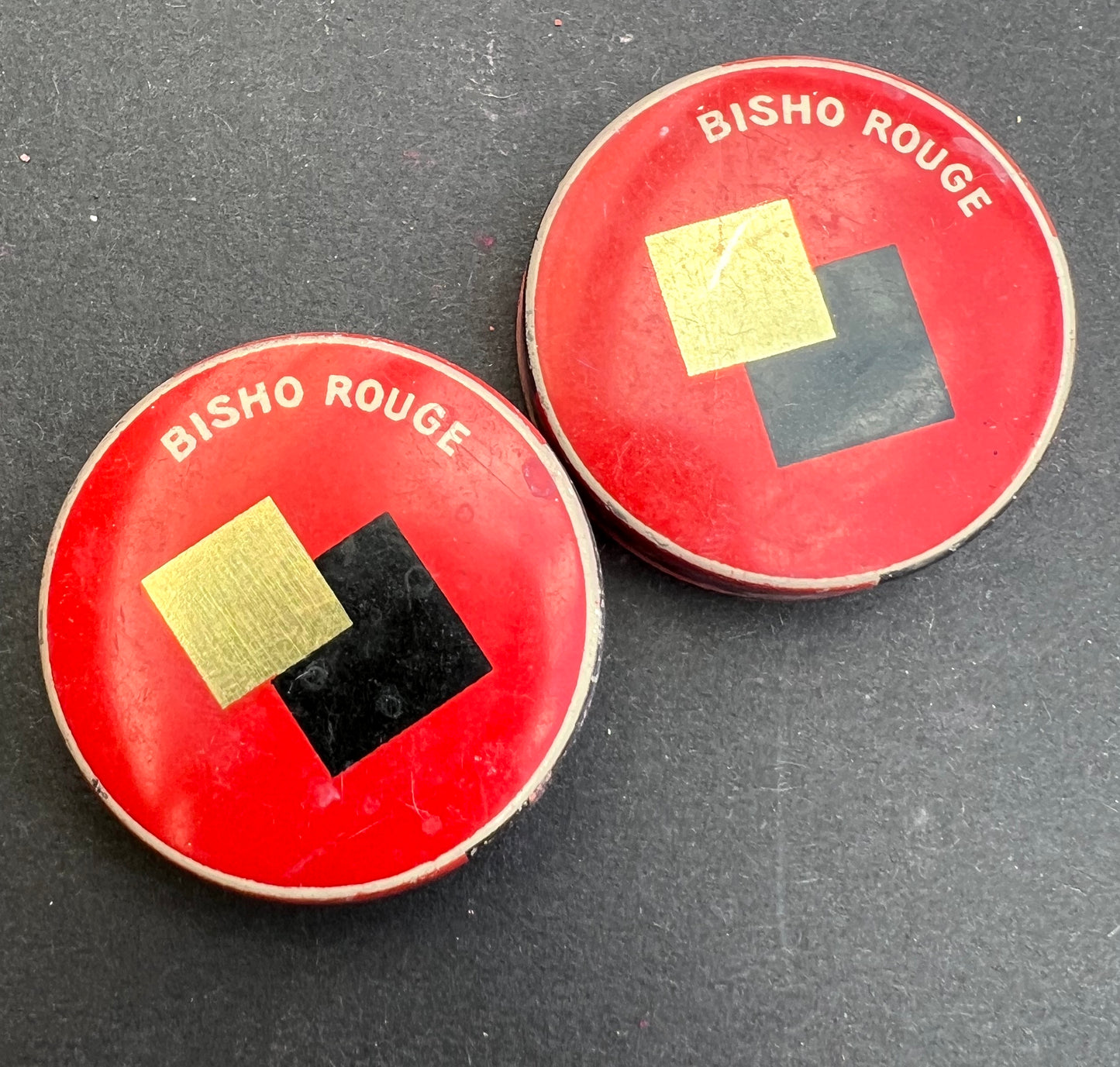 1930s BISHOU ROUGE Pots - Unused