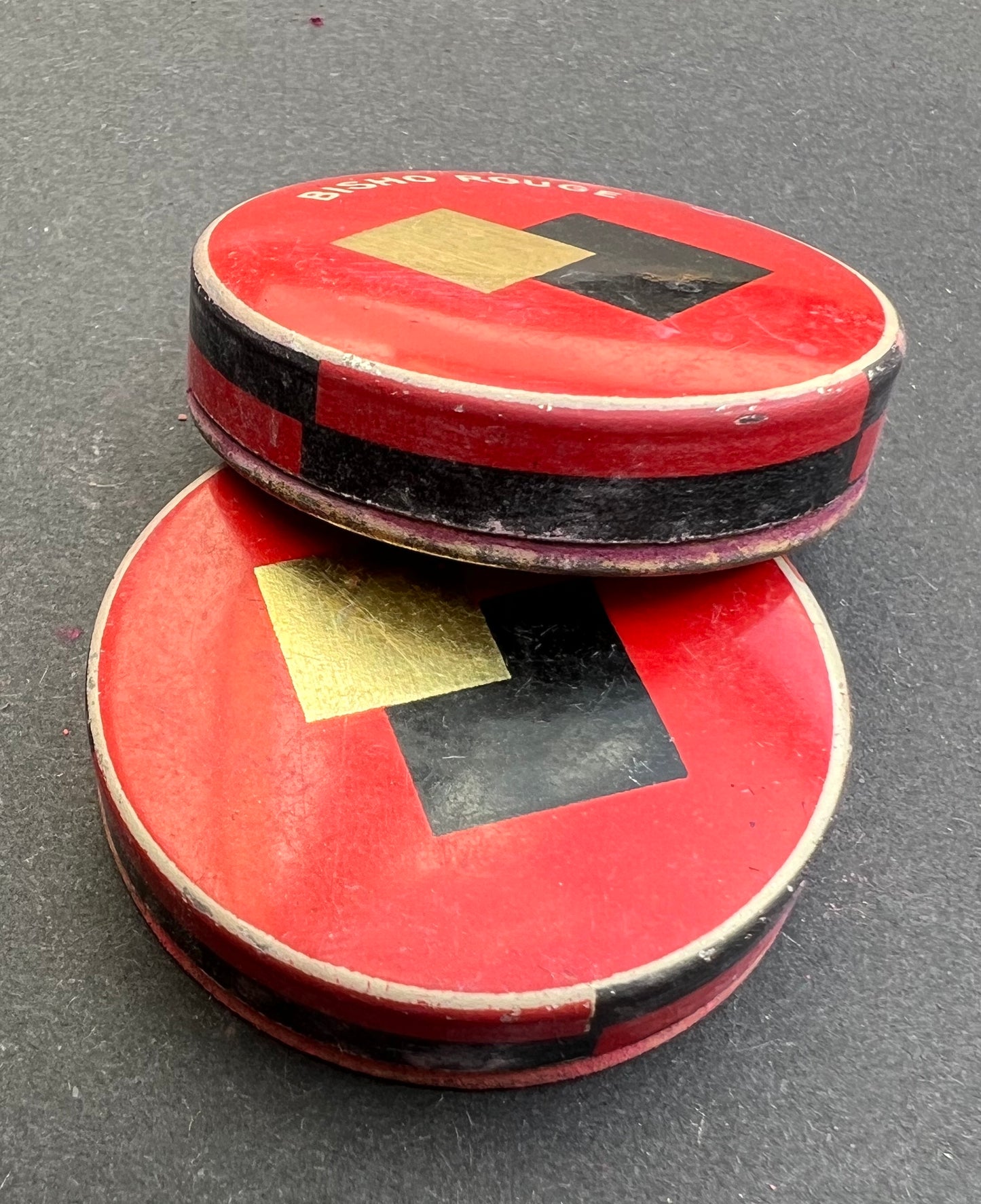 1930s BISHOU ROUGE Pots - Unused